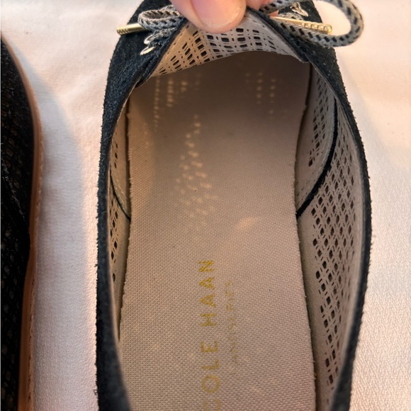 Cole Haan Cloud 3Eye Black Suede Espadrille Sneaker - Picture 11 of 14